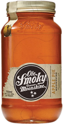 28,95 € Envio grátis | Licores Ole Smoky Apple Pie Moonshine Estados Unidos Garrafa 75 cl