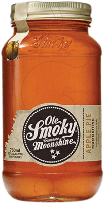 29,95 € 送料無料 | リキュール Ole Smoky Pie Moonshine — ムーンシャイン アメリカ スペシャル瓶 75 cl Apple — リンゴ