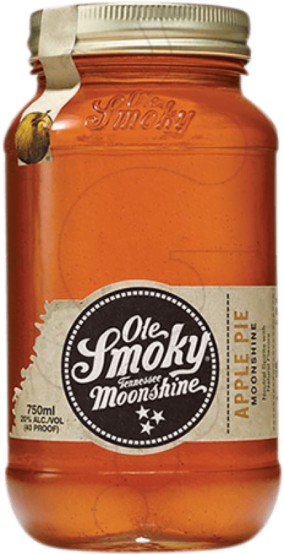 28,95 € Бесплатная доставка | Ликеры Ole Smoky Apple Pie Moonshine Соединенные Штаты бутылка 75 cl