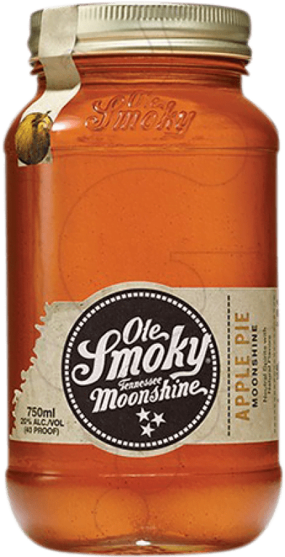 29,95 € 送料無料 | リキュール Ole Smoky Pie Moonshine — ムーンシャイン アメリカ スペシャル瓶 75 cl Apple — リンゴ