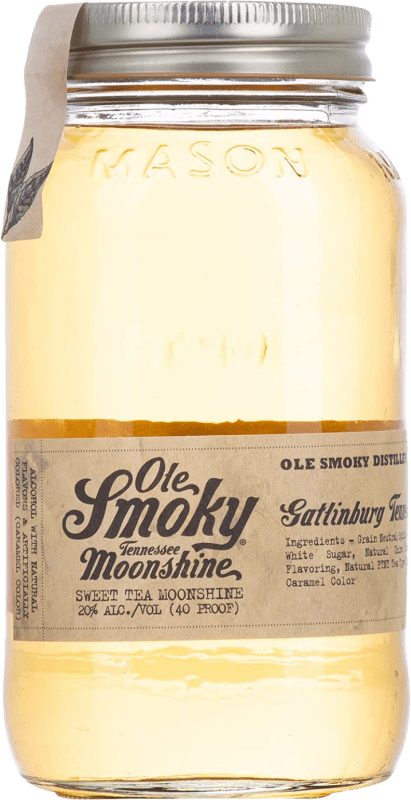 27,95 € Envío gratis | Licores Ole Smoky Sweet Tea Moonshine Estados Unidos Botella 75 cl