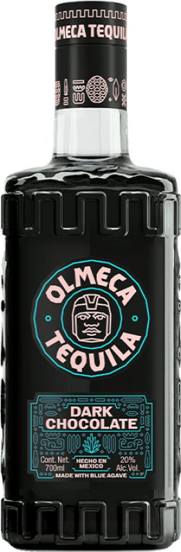 18,95 € Spedizione Gratuita | Tequila Olmeca Fusion Dark Chocolate Jalisco Messico Bottiglia 70 cl