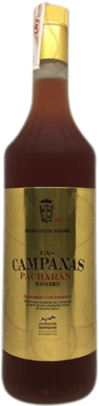 8,95 € Kostenloser Versand | Pacharán Las Campanas Spanien Flasche 1 L