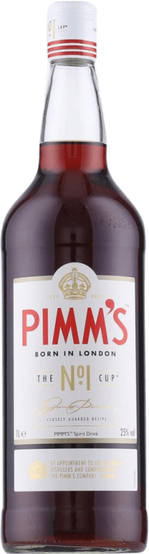 21,95 € Envio grátis | Licores Pimm's Nº 1 Reino Unido Garrafa 1 L