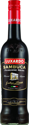 15,95 € Envio grátis | Anis Luxardo Sambuca Passione Nera Itália Garrafa 70 cl