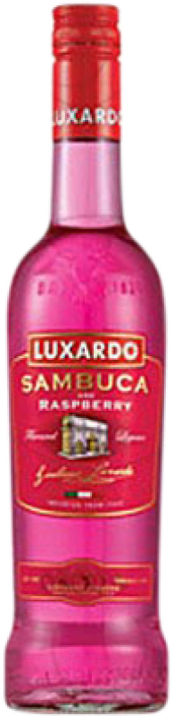 11,95 € Envío gratis | Anisado Luxardo Sambuca Raspberry Italia Botella 70 cl