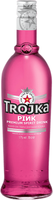 15,95 € Envío gratis | Licores Trojka Pink — Rosado Suiza 70 cl