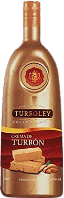 14,95 € Spedizione Gratuita | Crema di Liquore Turroley. Crema de Turrón Spagna Bottiglia 70 cl