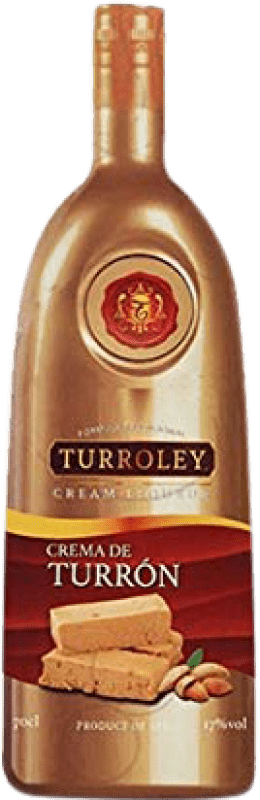 15,95 € Envío gratis | Crema de Licor Turroley. Turrón España Botella 70 cl