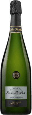 39,95 € 免费送货 | 白起泡酒 Nicolas Feuillatte Vintage, Blanc de Blancs, Collection — 系列 A.O.C. Champagne 香槟酒 法国 Chardonnay — 莎当妮 75 cl