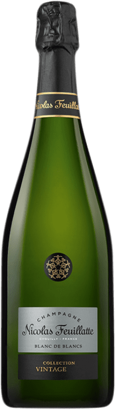 49,95 € Envio grátis | Espumante branco Nicolas Feuillatte Collection Vintage Blanc de Blancs A.O.C. Champagne Champagne França Chardonnay Garrafa 75 cl