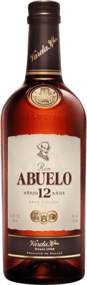 39,95 € Envío gratis | Ron Abuelo Extra Añejo Panamá 12 Años Botella 70 cl