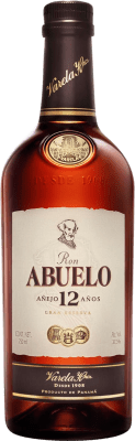 39,95 € Envio grátis | Rum Abuelo Extra Añejo Panamá 12 Anos Garrafa 70 cl