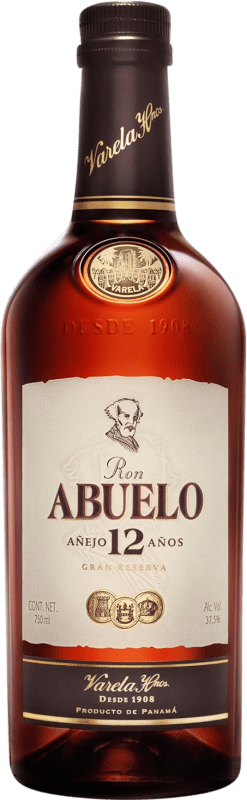 41,95 € Envío gratis | Ron Abuelo XA Extra Añejo Panamá 12 Años 70 cl