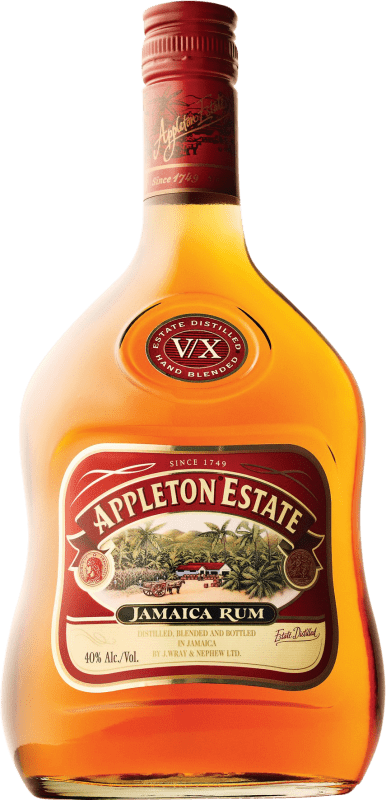 19,95 € Envío gratis | Ron Appleton Estate V.X. Extra Añejo Jamaica Botella 70 cl