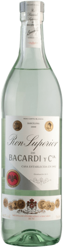 39,95 € 免费送货 | 朗姆酒 Bacardí Blanco Heritage Limited Edition 巴哈马 瓶子 70 cl