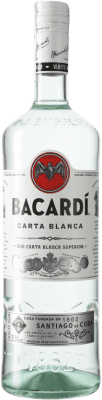 21,95 € Kostenloser Versand | Rum Bacardí Blanco Bahamas Flasche 1 L