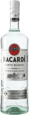 19,95 € 免费送货 | 朗姆酒 Bacardí Carta Blanca 巴哈马 瓶子 1 L