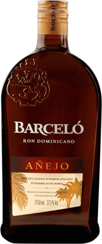 49,95 € Envio grátis | Rum Barceló Añejo — Envelhecido República Dominicana Garrafa Especial 1,75 L