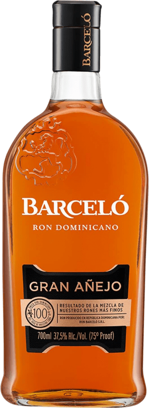 19,95 € Kostenloser Versand | Rum Barceló Gran Añejo Dominikanische Republik Flasche 70 cl