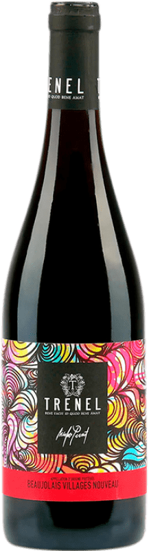12,95 € Envío gratis | Vino tinto Trénel Villages Nouveau A.O.C. Beaujolais Beaujolais Francia Gamay Botella 75 cl