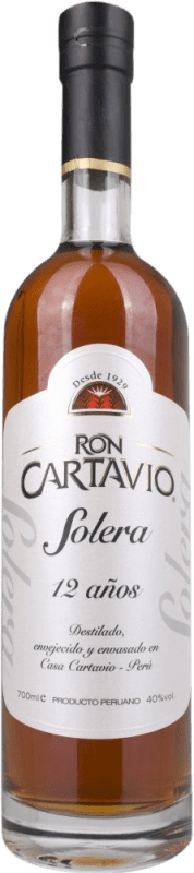 29,95 € Free Shipping | Rum Abate Nero Cartavio Solera Peru 12 Years 70 cl