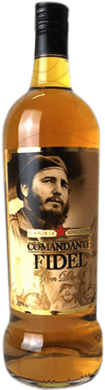 15,95 € Free Shipping | Rum Abanescu Comandante Fidel Dorado Spain Bottle 1 L
