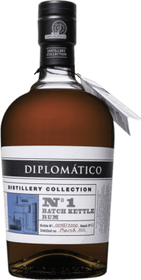 86,95 € Spedizione Gratuita | Rum Diplomático Nº 1 Batch Kettle Extra Añejo Venezuela Bottiglia 70 cl