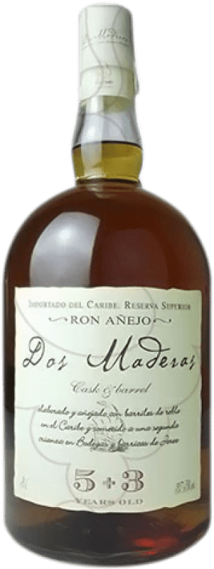 152,95 € Kostenloser Versand | Rum Williams & Humbert Dos Maderas Añejo 5+3 Spanien Jeroboam-Doppelmagnum Flasche 3 L