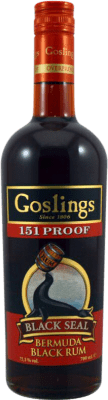 48,95 € Free Shipping | Rum Gosling's Seal 151 Proof Black Edition XA Extra Añejo — Extra Aged Bermuda 75 cl