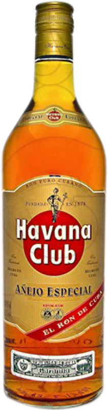 27,95 € Envio grátis | Rum Havana Club Cuba 5 Anos Garrafa 1 L