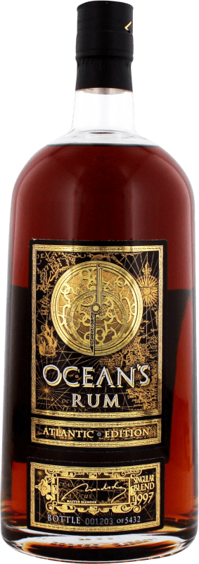 57,95 € Envío gratis | Ron Ocean's. Extra Añejo España Botella 1 L