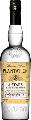 19,95 € 免费送货 | 朗姆酒 Plantation Rum 3 Stars Blanco 法国 瓶子 70 cl