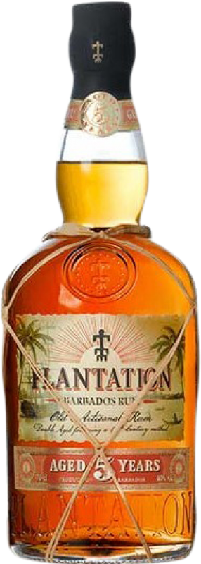 34,95 € 免费送货 | 朗姆酒 Plantation Rum Barbados 大储备 巴巴多斯 5 岁 瓶子 70 cl