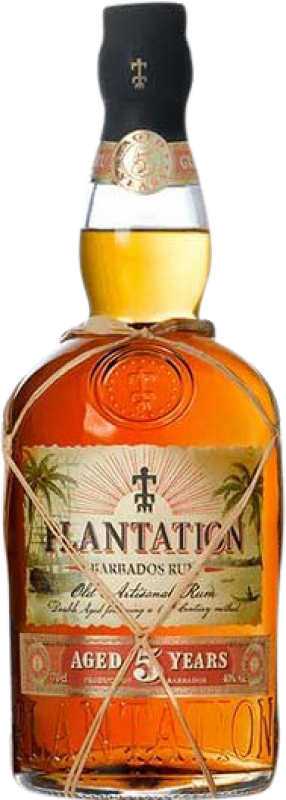 33,95 € Envío gratis | Ron Plantation Rum Barbados Gran Reserva Barbados 5 Años Botella 70 cl