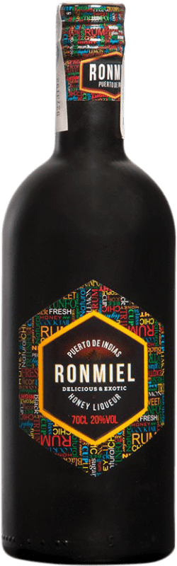 12,95 € Envío gratis | Ron Puerto de Indias Miel España Botella 70 cl