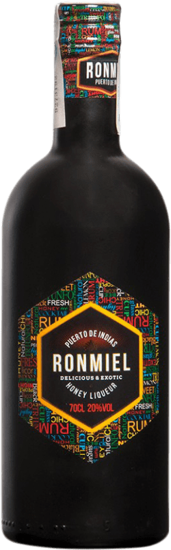 11,95 € Бесплатная доставка | Ром Puerto de Indias Miel Испания бутылка 70 cl