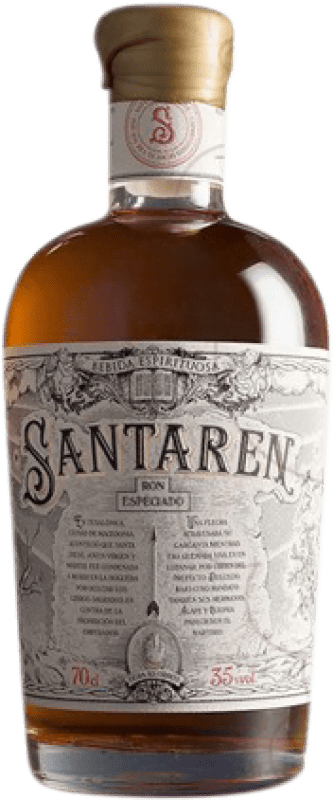 21,95 € Envio grátis | Rum Santarén Especiado Espanha 10 Anos Garrafa 70 cl