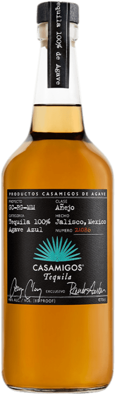 93,95 € Free Shipping | Tequila Casamigos Añejo Mexico Bottle 70 cl