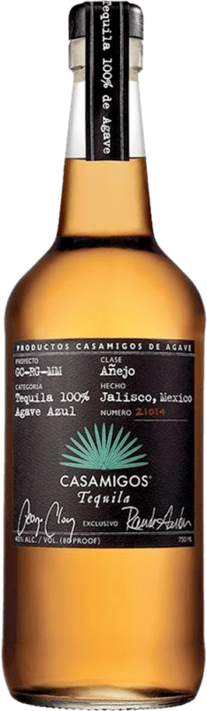 61,95 € Envio grátis | Tequila Casamigos Añejo México Garrafa 70 cl