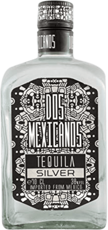 15,95 € Envio grátis | Tequila Dos Mexicanos Silver Blanco México Garrafa 70 cl