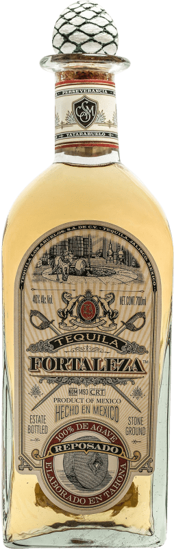 79,95 € Kostenloser Versand | Tequila Fortaleza Reposado Mexiko Flasche 70 cl