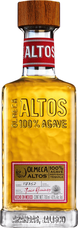 33,95 € Envío gratis | Tequila Olmeca Altos Reposado México Botella 70 cl