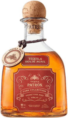 56,95 € Envio grátis | Tequila Patrón Sherry Cask Finish — Afinado em Barrica Añejo — Envelhecido México 70 cl