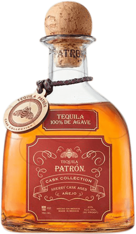 53,95 € Envío gratis | Tequila Patrón Sherry Cask Añejo México Botella 70 cl