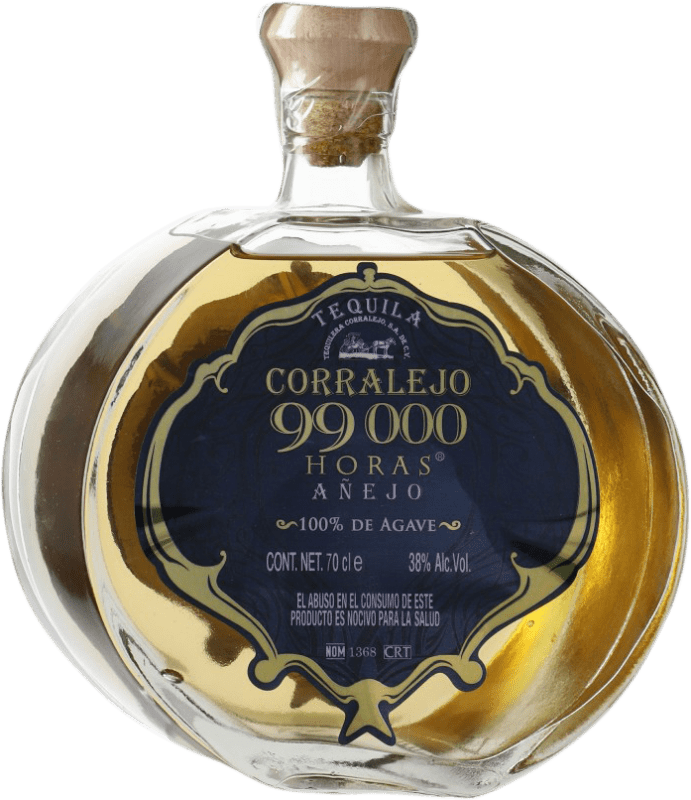 77,95 € Envío gratis | Tequila Corralejo 99000 Horas Añejo México 70 cl