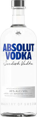 19,95 € Envío gratis | Vodka Absolut Suecia Botella 1 L