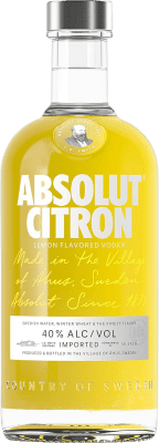 18,95 € Free Shipping | Vodka Absolut Citron Sweden Bottle 70 cl