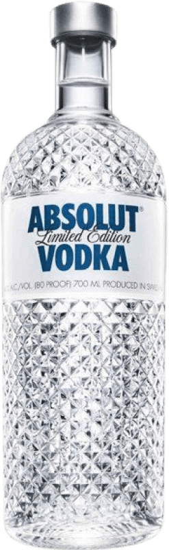 17,95 € Free Shipping | Vodka Absolut Glimmer Limited Edition Sweden 70 cl