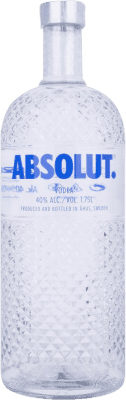 93,95 € Spedizione Gratuita | Vodka Absolut Glimmer Edizione Limitata, LED Luminoso — Luce LED Svezia Bottiglia Speciale 1,75 L